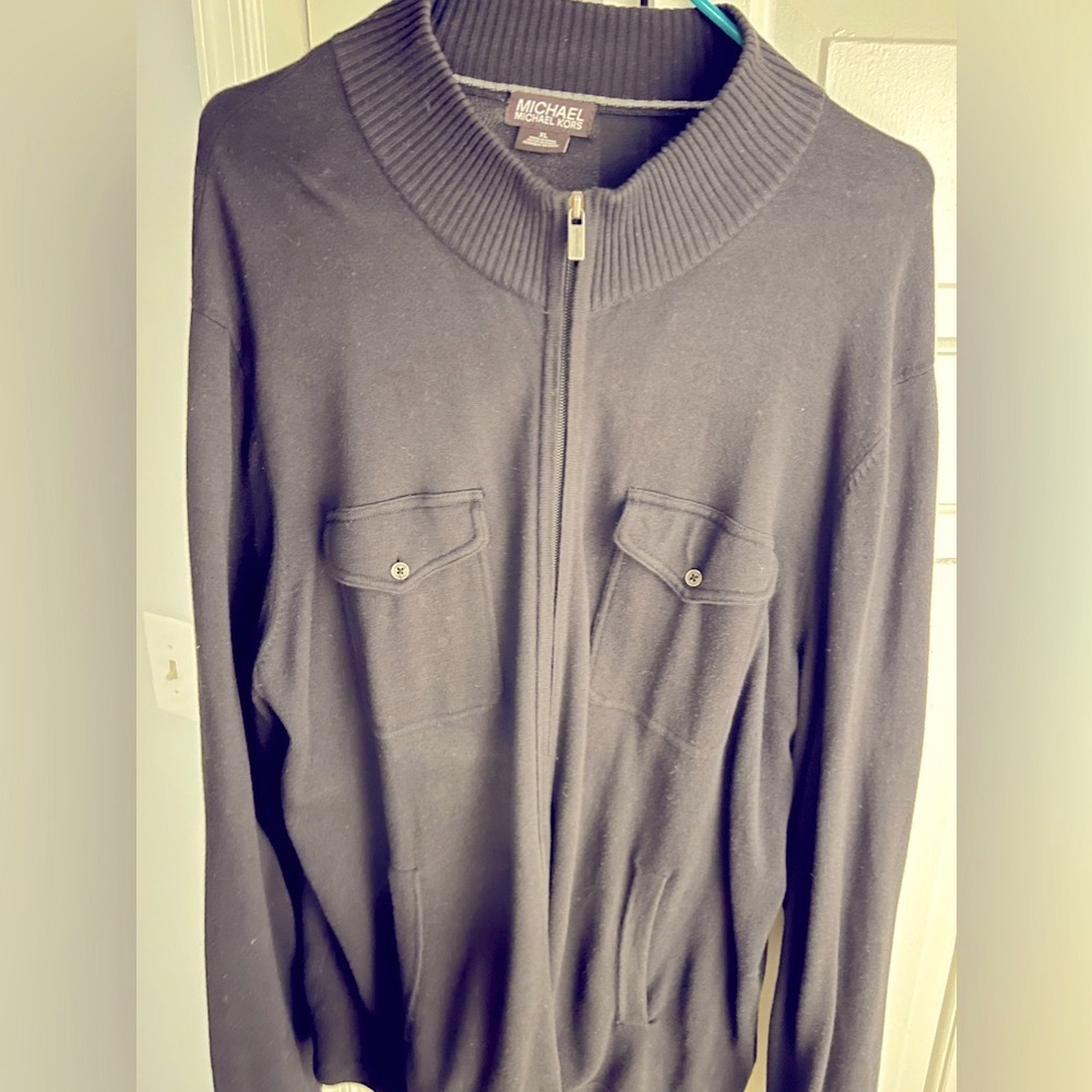 Michael kors black light fancy jacket